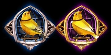 Silver and Gold Cage birds with their different collection-reach diagrams