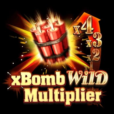 The xBomb Wild Multiplier artwork with its increasing multiplier markers