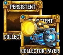 Persistent Collector Payer symbol from the Money Train 3 official paytable