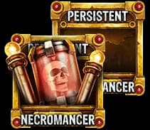 Persistent Necromancer symbol from the Money Train 3 official paytable