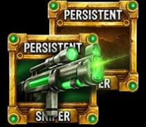 Persistent Sniper symbol from the Money Train 3 official paytable
