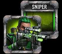 Sniper symbol from the Money Train 3 official paytable
