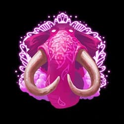 Pink Elephants 2 crowned pink elephant symbol