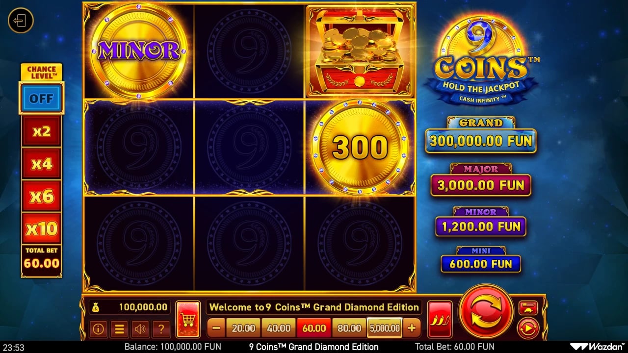 9 Coins Grand Diamond Edition: Base