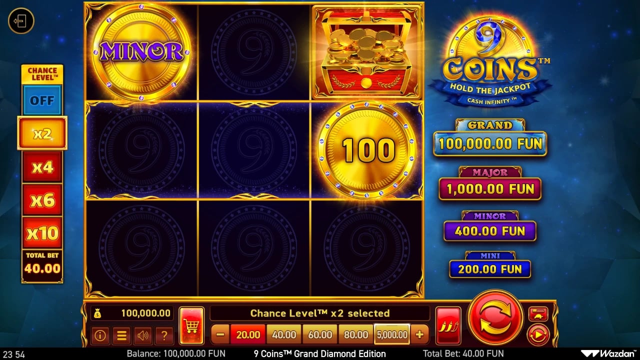 9 Coins Grand Diamond Edition: Chance Level™
