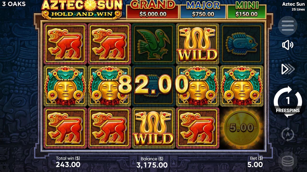 Aztec Sun: Aztec Sun premium-symbol Free Spins