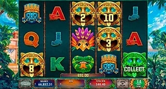 Azteca Gold Collect: Free-spin collection