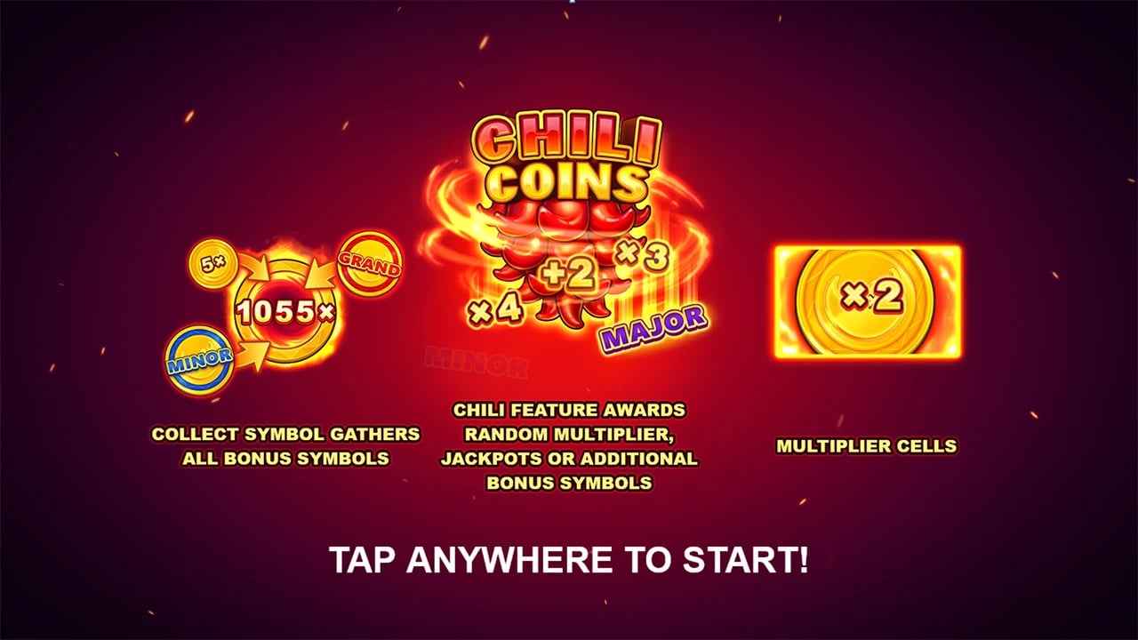 Chili Coins: Collect and Chili Feature instructions