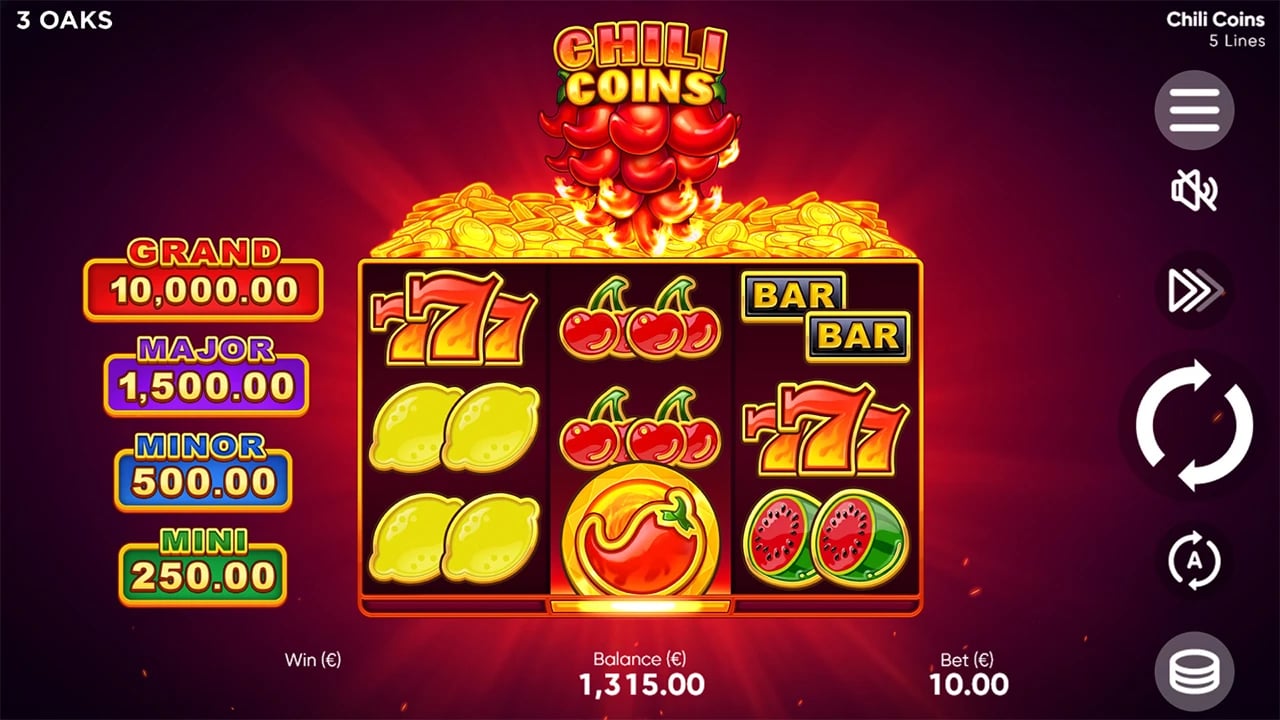 Chili Coins: Compact three-by-three base field
