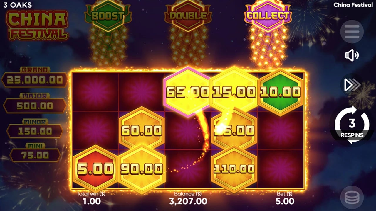 China Festival: COLLECT bonus board and remaining counter