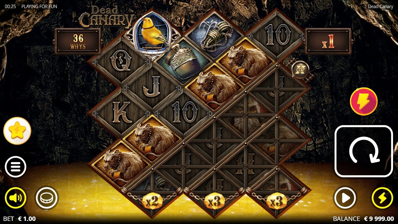 Dead Canary base-game screen after a normal play