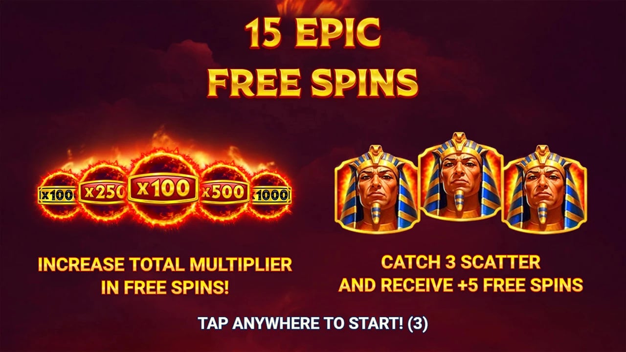 Egypt Power x1000: Epic Free Spins instructions