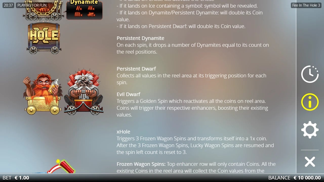 Fire in the Hole 3: Frozen Wagon Spins