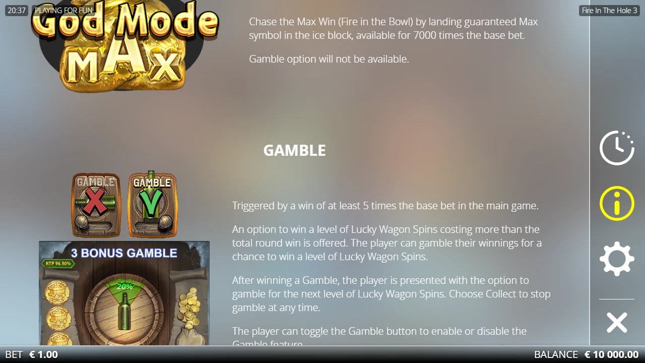 Fire in the Hole 3: Gamble