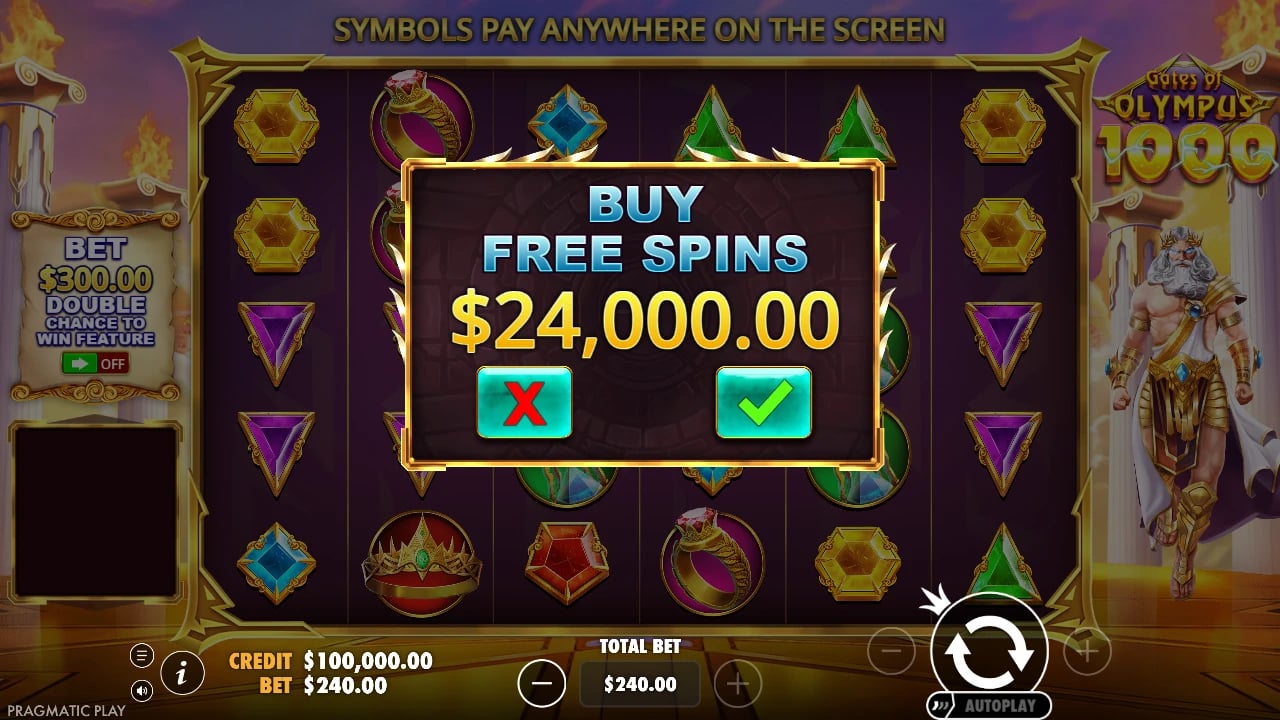 Gates of Olympus 1000: Bonus Buy