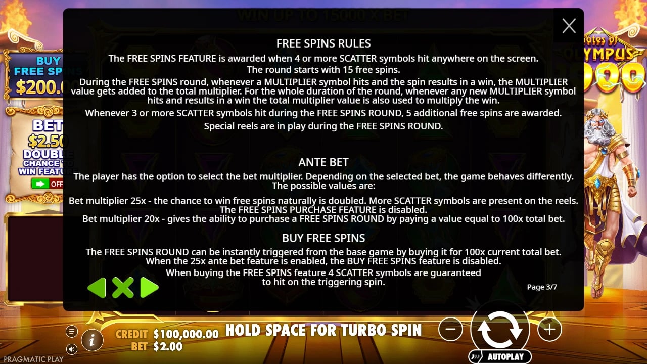 Gates of Olympus 1000: Free Spins