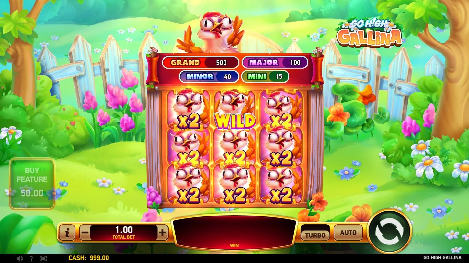 Go High Gallina: Keeper multipliers and held symbols