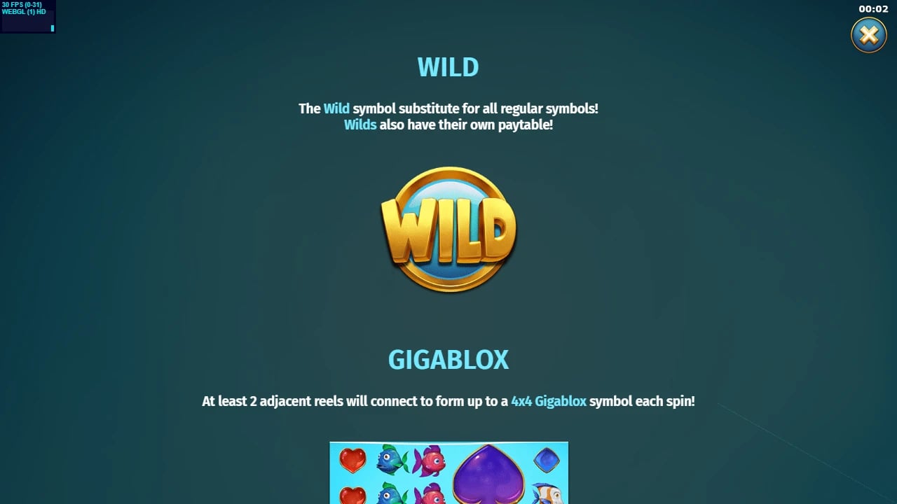 Golden Fish Tank 2 Wild and Gigablox rules