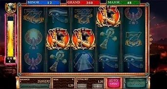 Guardians of Luxor 2: Bonus symbols on reels two, three and four