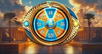 Guardians of Luxor 3: Orange-and-blue Hathor wheel