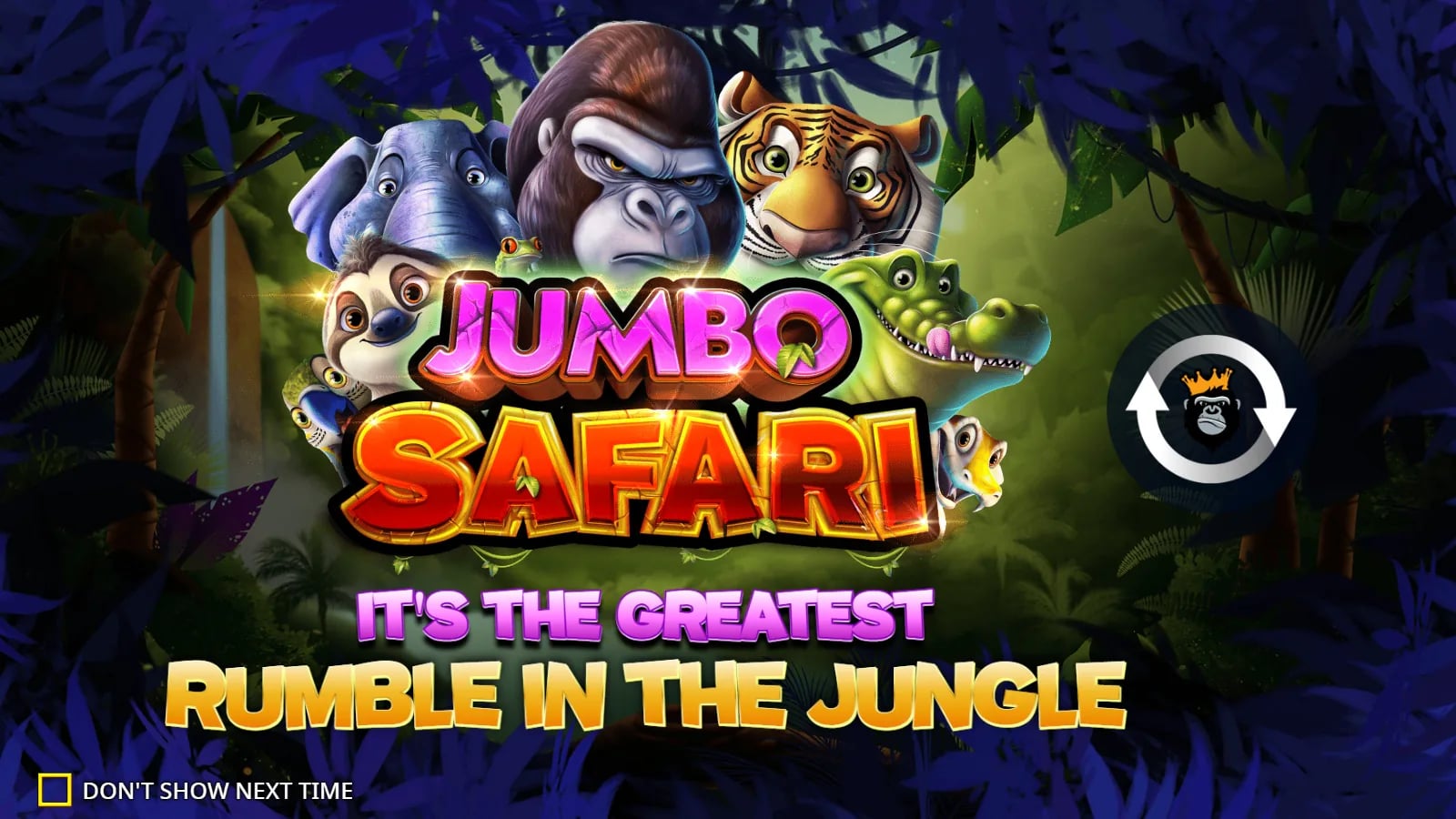 Jumbo Safari official demo opening with the safari animals and complete title artwork