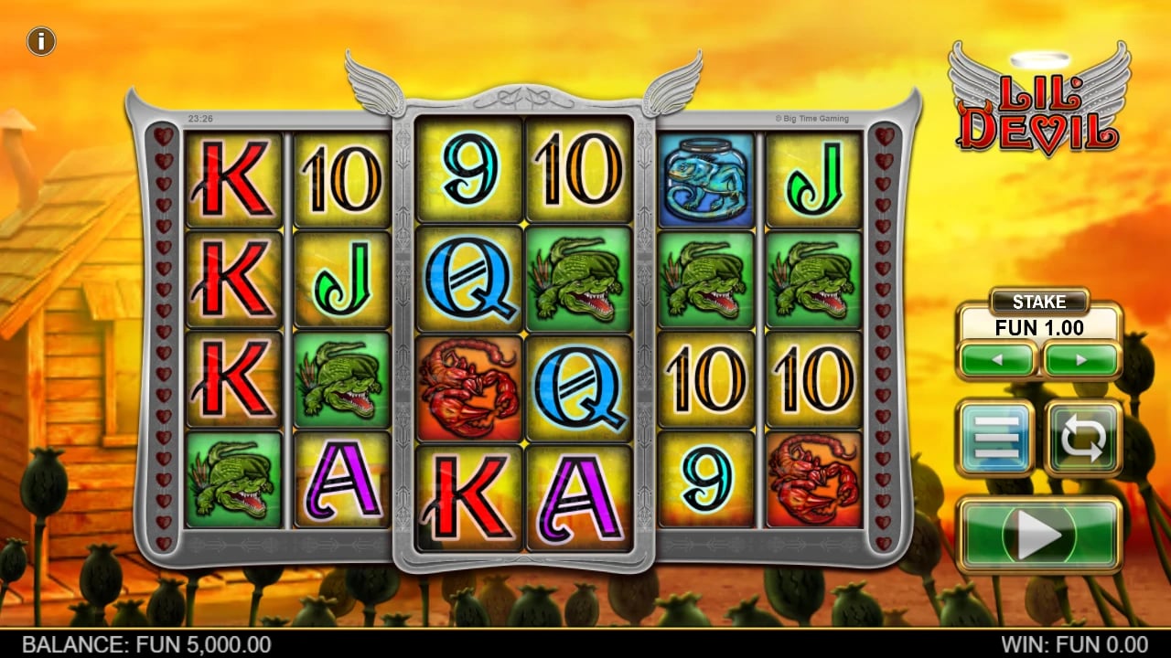 Lil Devil six-reel four-row base game