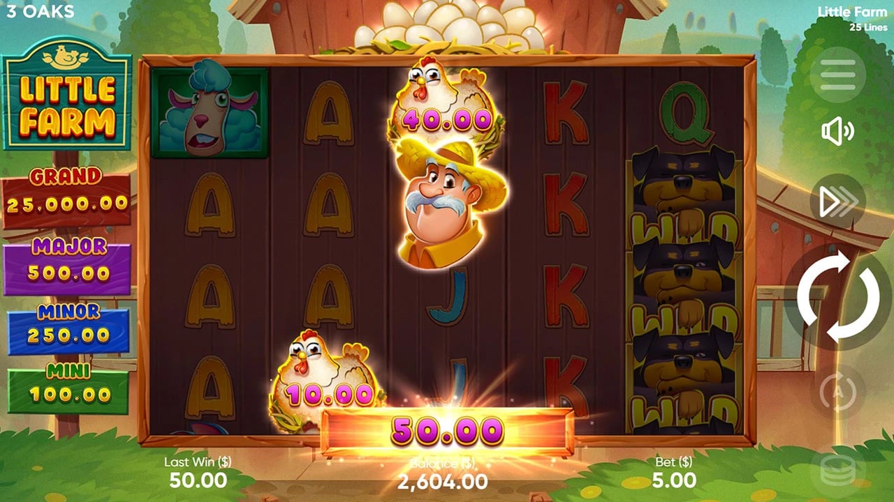 Little Farm: Farmer collecting Chicken values