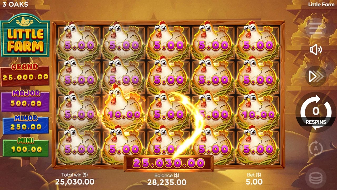Little Farm: Completed Chicken collection board