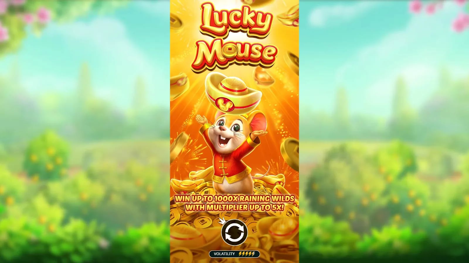 Lucky Mouse official demo opening with the festive mouse and full game artwork