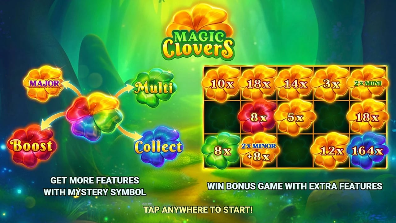 Magic Clovers: Mystery Clover with several possible outcomes