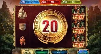 Maya: Huge coin occupying the central field