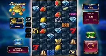 Million 777: Base-game multiplier indicator