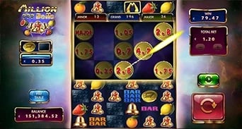 Million 777 Bells: Separate coin minigame with fixed values and remaining opportunities