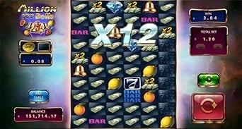Million 777 Bells: Banknote field with 2x markers