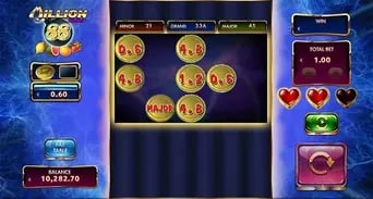 Million 88: Held coin grid and three-spin counter