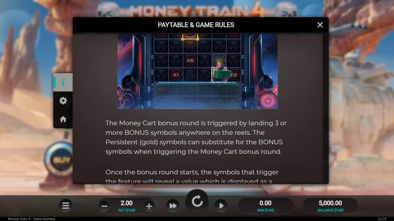 Money Train 4: Money Cart Bonus Round