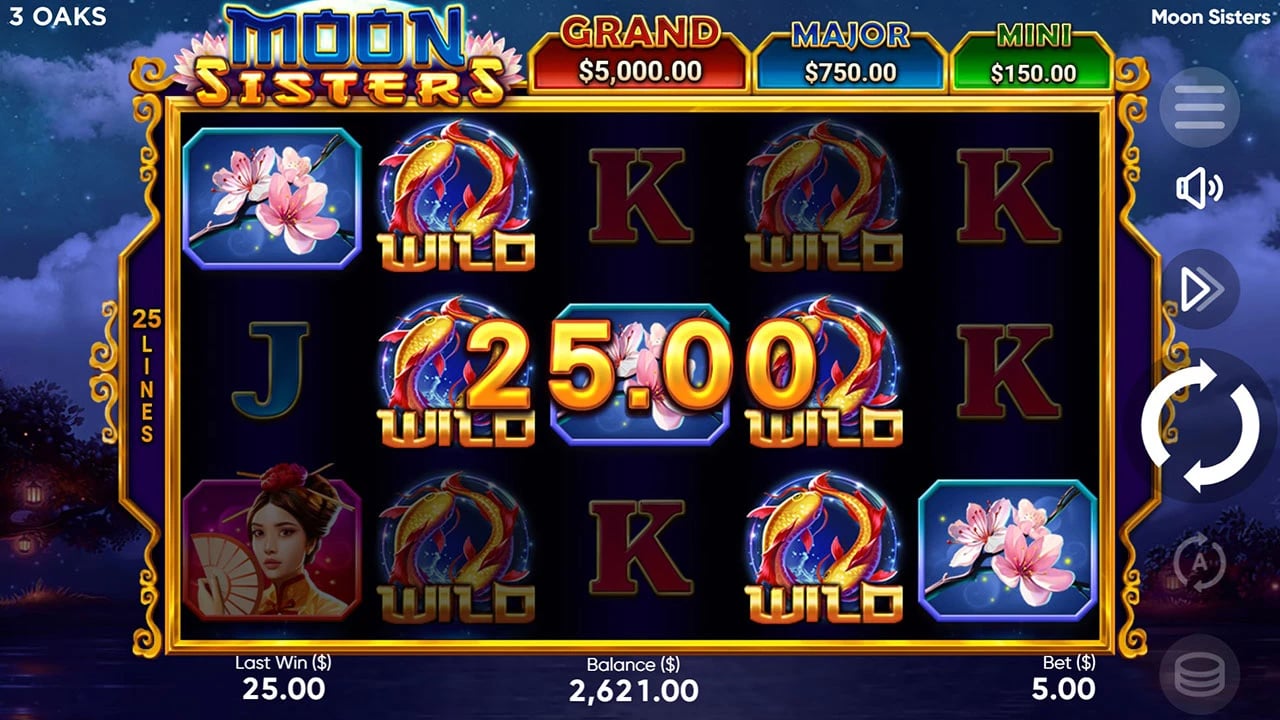 Moon Sisters: Moon Sisters base reels