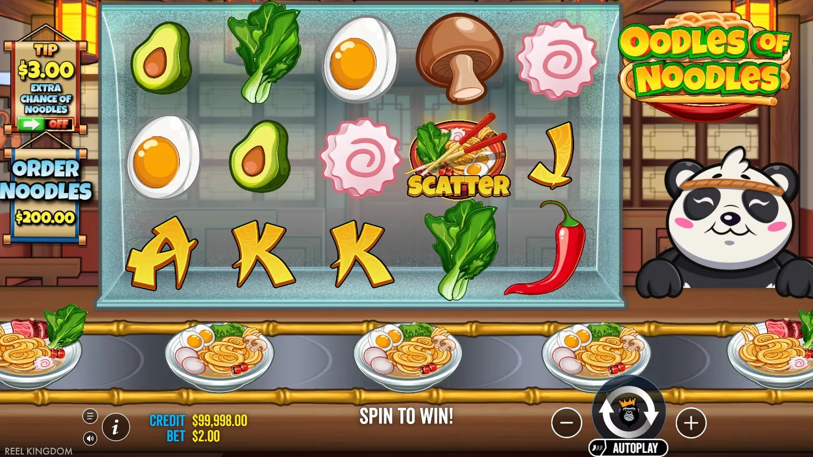 Oodles of Noodles later base result with one Scatter