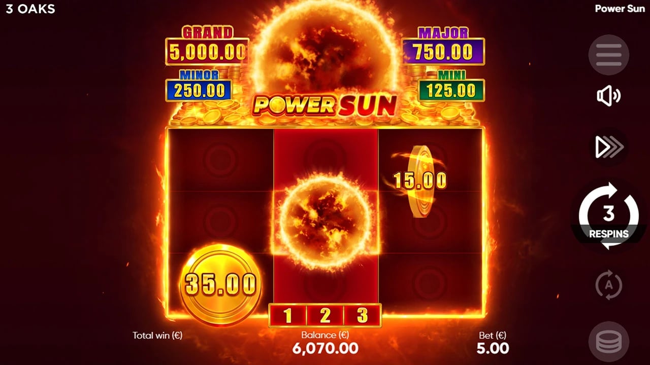 Power Sun: active collection with a central Sun