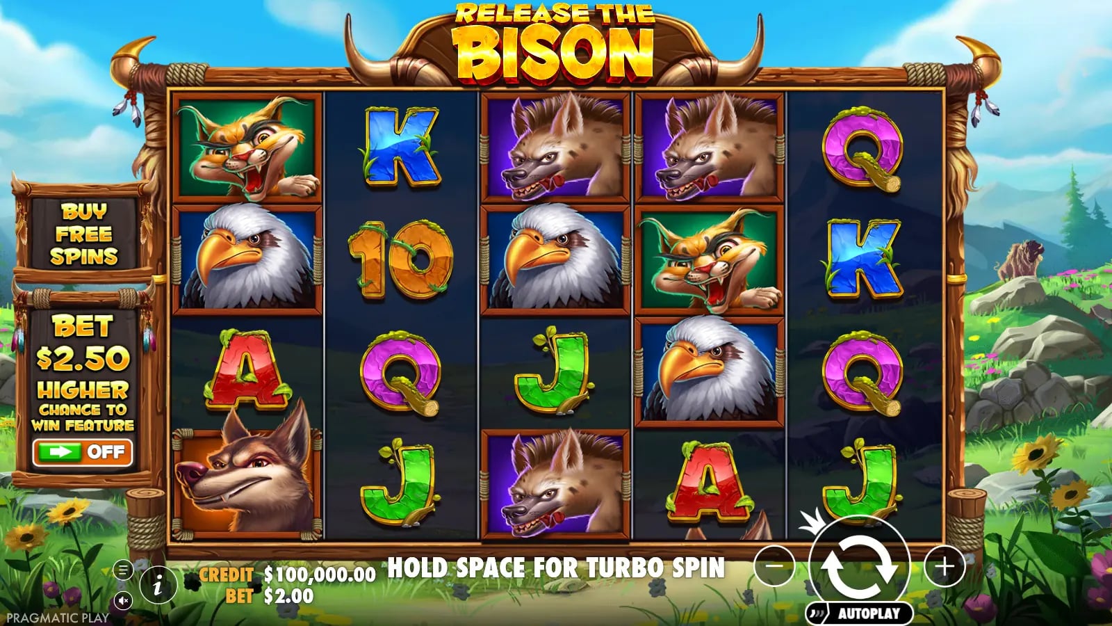 Release the Bison ordinary 5×4 animal-symbol base board and optional buy controls.
