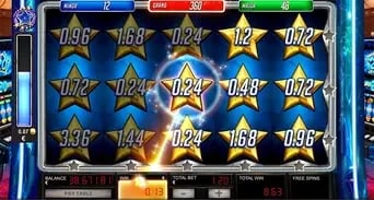 Super 20 Stars: Held Lucky Stars board