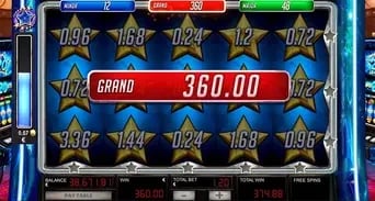 Super 20 Stars: Full Lucky Stars board and Grand