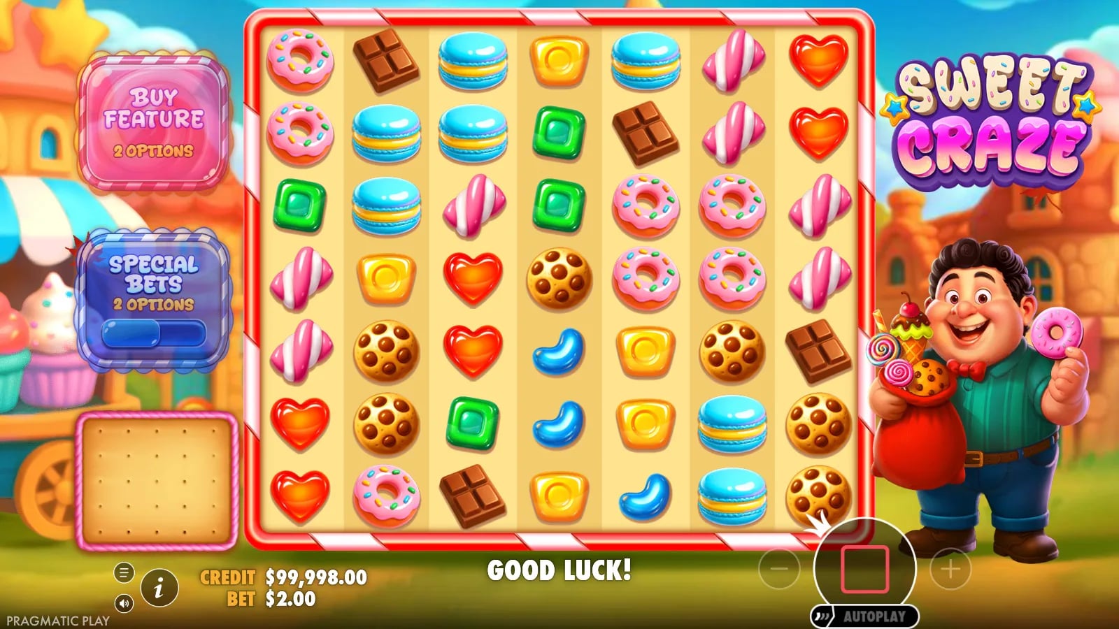 Sweet Craze ordinary seven-by-seven candy grid