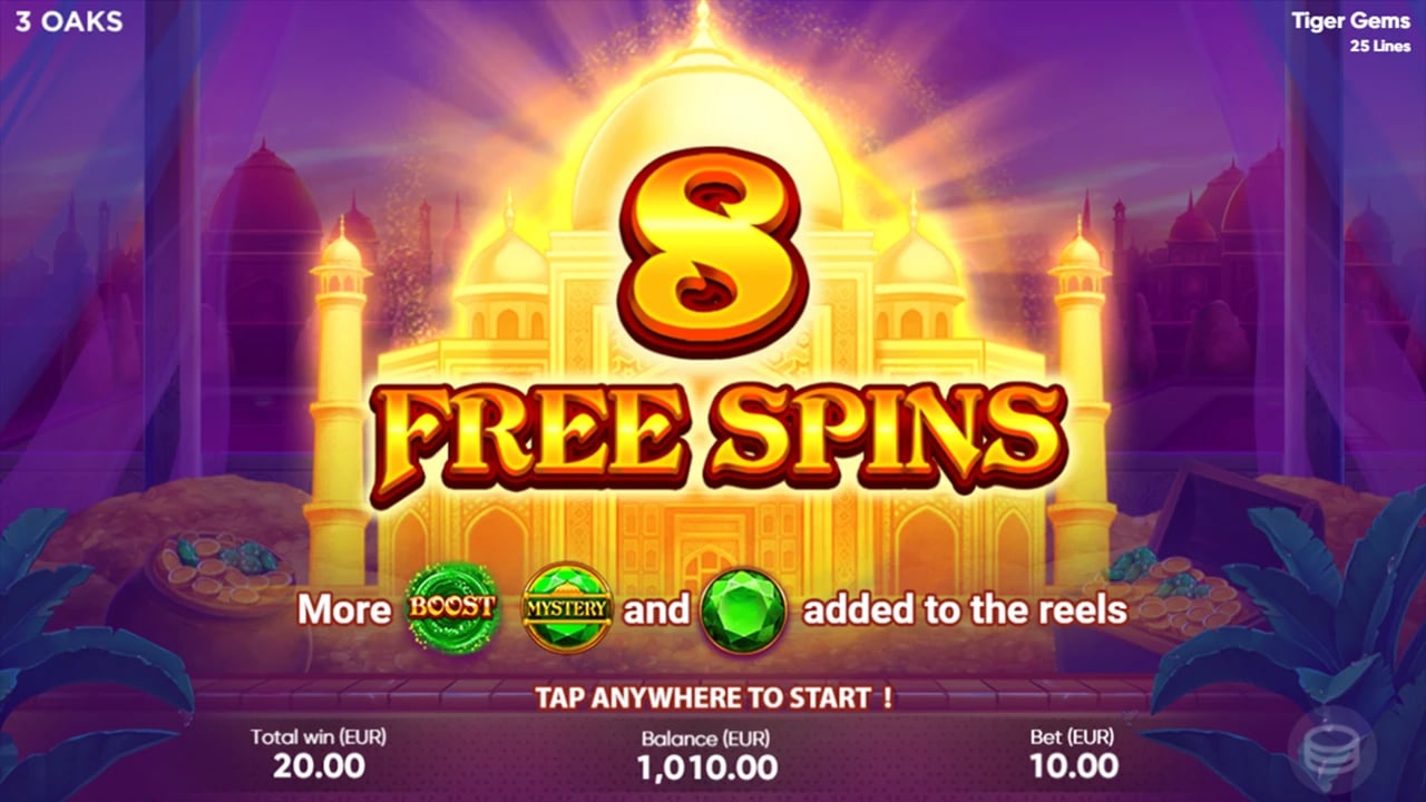 Tiger Gems: Native free-spin introduction