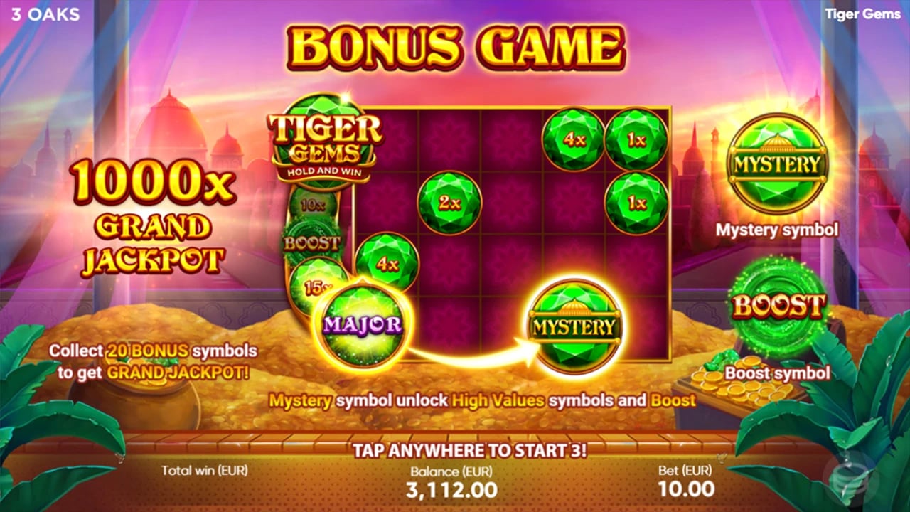 Tiger Gems: Native 20-position Grand explanation