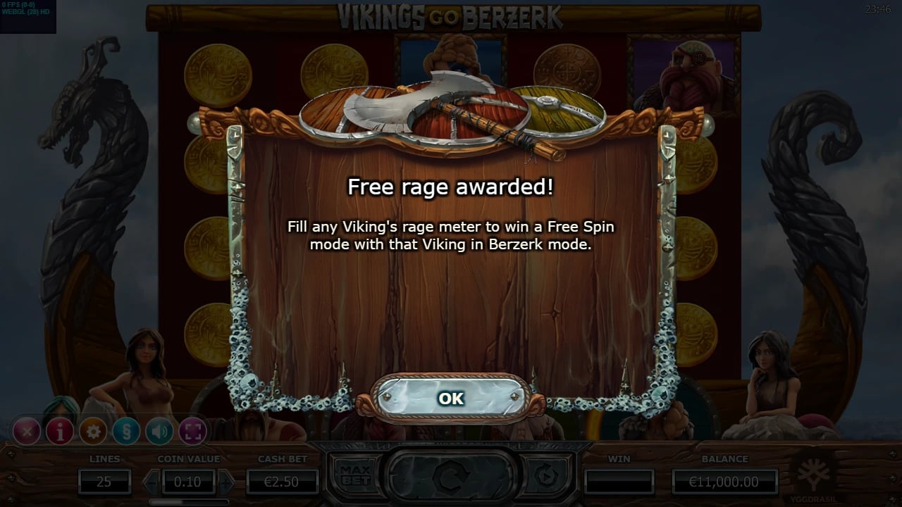 Vikings Go Berzerk Free rage awarded introduction