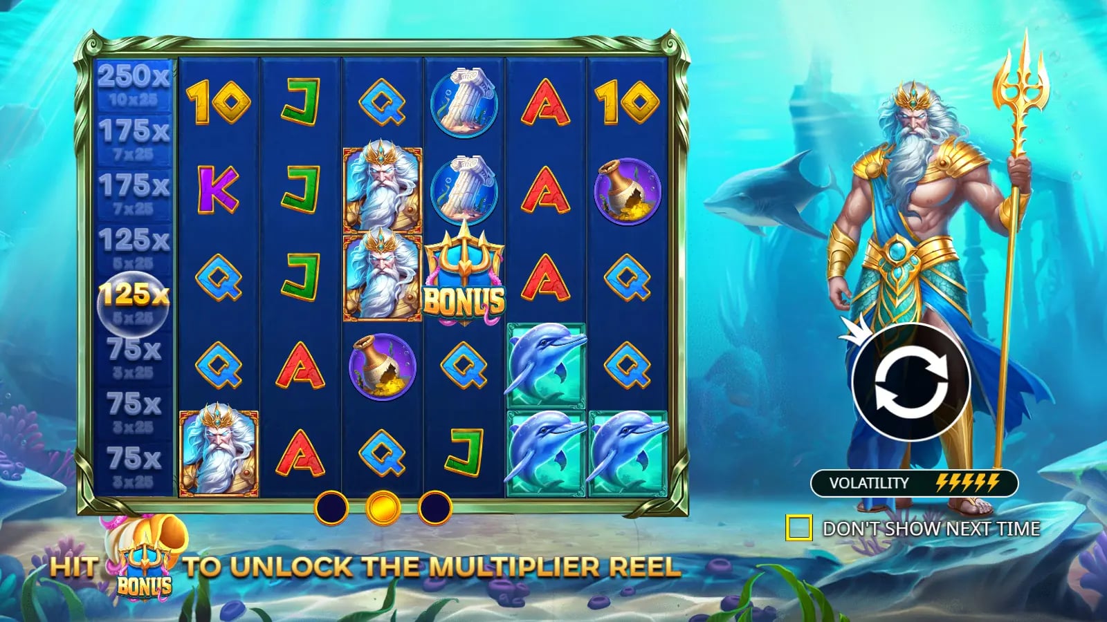 Waves of Poseidon official demo opening with the complete underwater artwork
