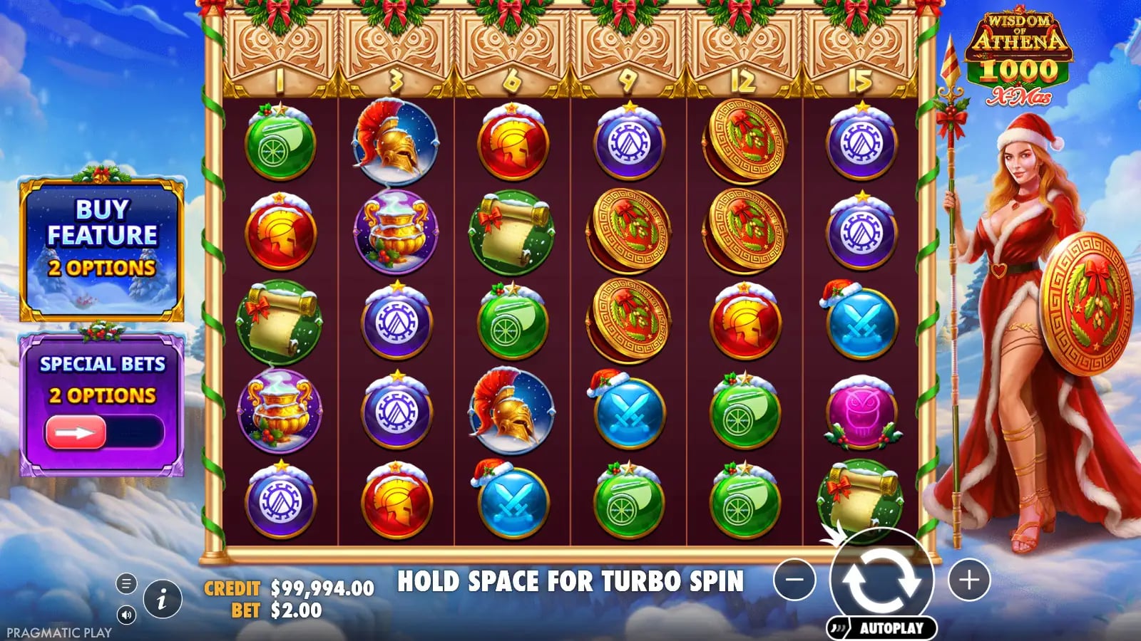 Wisdom of Athena 1000 Xmas later ordinary spin on the same grid