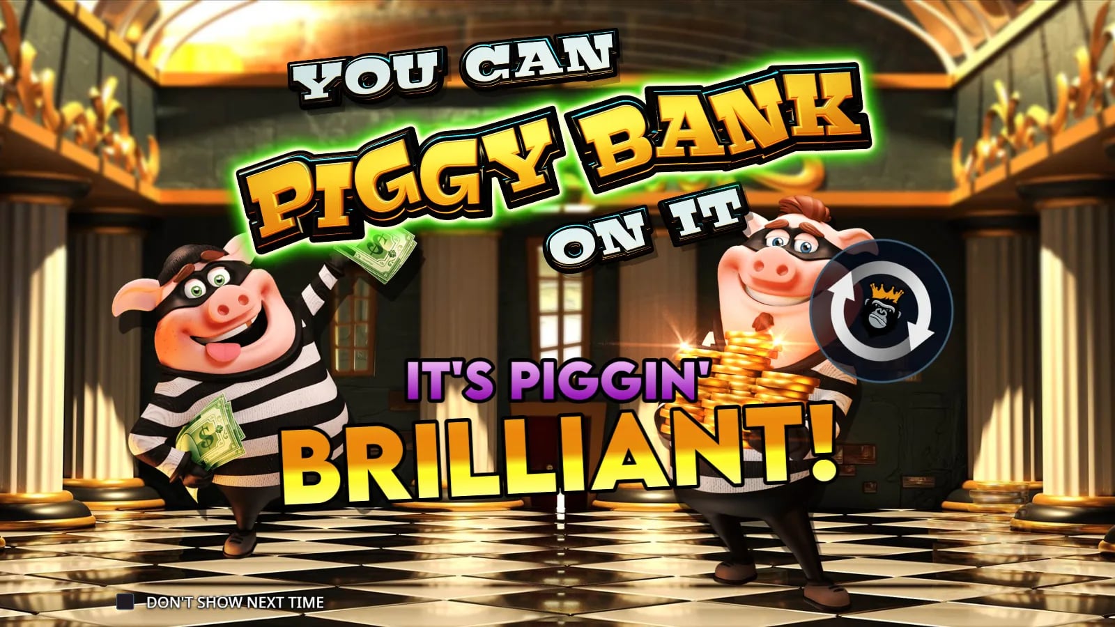 You Can Piggy Bank On It official demo opening with the piggy bank vault artwork