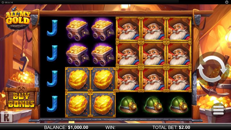 All My Gold slot game artwork